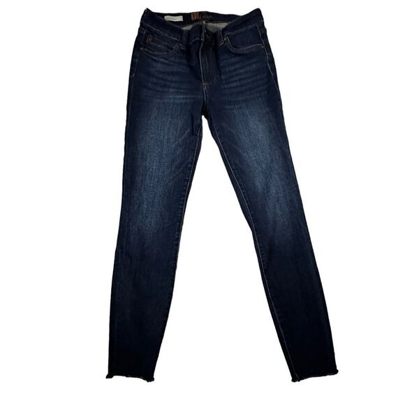 Kut from the Kloth ~ Carlo Ankle Skinny Jeans ~ unfinished hem ~ size 2 - Picture 2 of 16